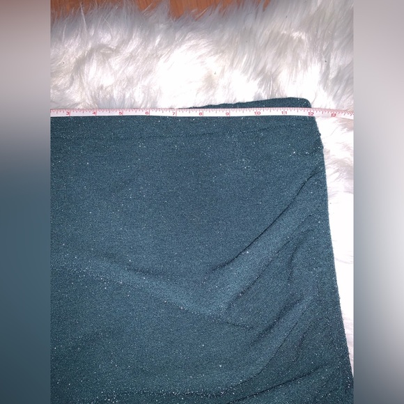 4SI3NNA teal sparkle skirt size XS matching top sold separately - Picture 6 of 6